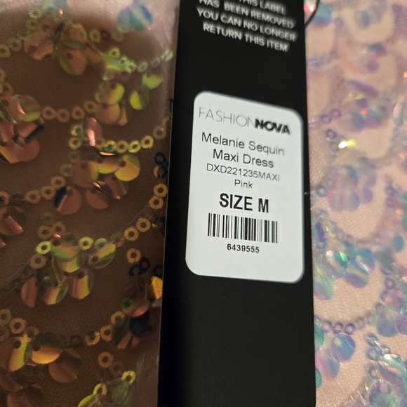 Beautiful Pink Mermaid Sequin Dress - Picture 3 of 8